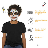 Snazaroo Classic Face and Body Paint for Kids and Adults, Pale Yellow Colour, Water Based, Easily Washable, Non-Toxic, Makeup, Body Painting for Parties, for Ages 3+