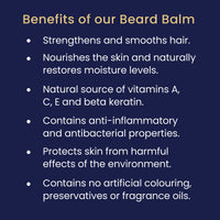The Edinburgh Natural Skincare Company Ltd. Jekyll & Hyde Natural Beard Balm | Condition & Moisturise & Soften Your Beard | Strengthen Hair & Promote Growth | Natural & Organic
