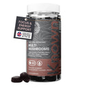 Known Multi Mushroom Gummies 1,930mg/Serving – Blackcurrant Flavour – Lions Mane, Reishi, Cordyceps, Chaga, Maitake – Brain, Focus, Immune Support – 60 Gummies, 1 Month Supply – Vegan Supplement