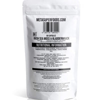MetaSuperfoods Sea Moss and Bladderwrack 60 Capsules (3600mg) High Potency | UK Made | Vegan | Non GMO | No Binders No Fillers No Additives | Dr Sebi