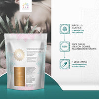 Herb-ology.co.uk Nature's Technology 7C Bacillus Subtilis | 60 High Strength Probiotic Supplements - 4 Billion CFU Bacillus Subtilis per Capsule | Spore Probiotics | Non-GMO, Gluten & Allergen Free | Manufactured in The UK