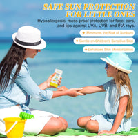 MXCZBSM Solid Sunscreen Stick,Spf 50 + High Times Sunscreen With Uv And Infrared Double Protection,Long-Lasting Waterproof Up To 80 Minutes,Effectively Prevent Sunlight Damage To The Skin