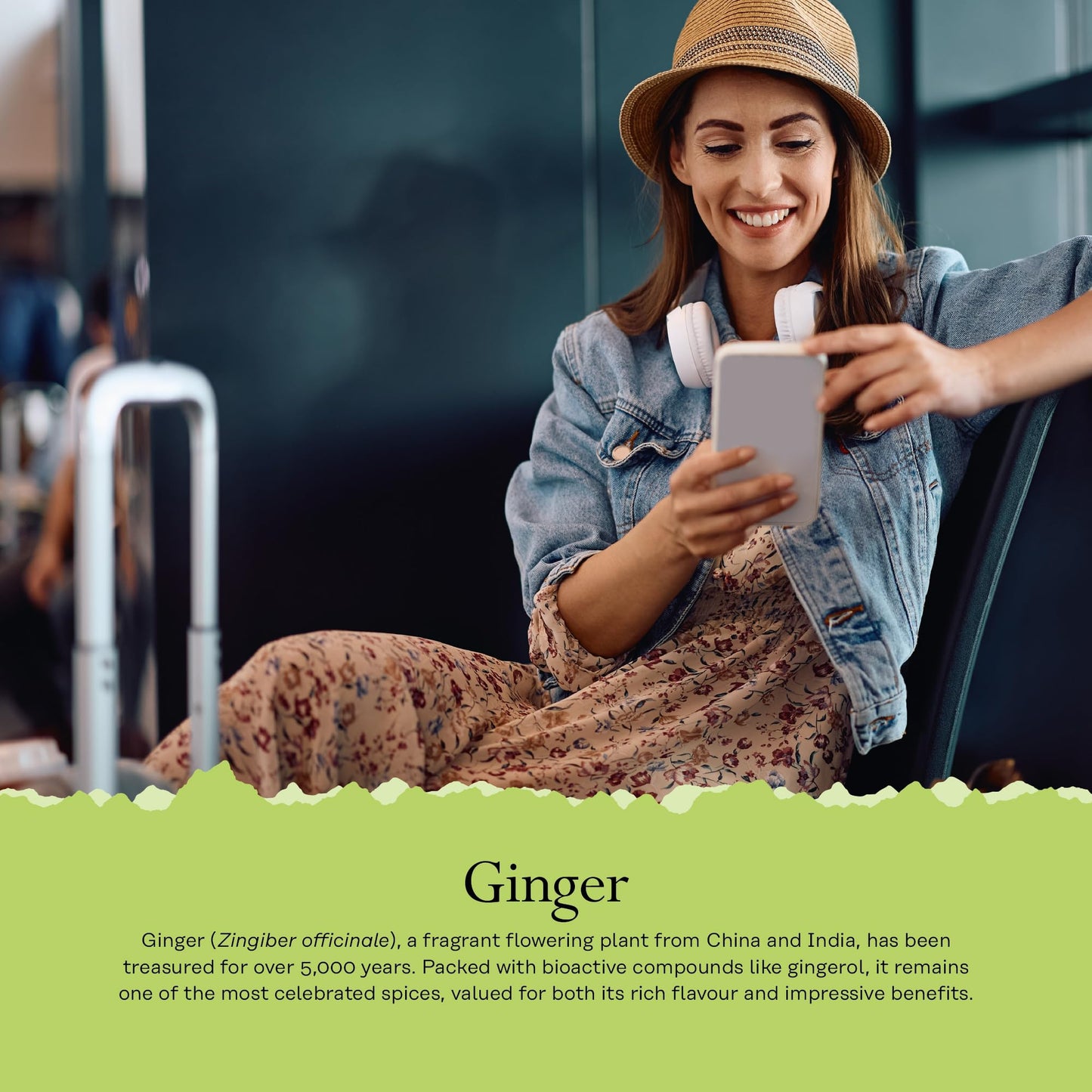 SOLARAY Ginger - 100 Vegan Capsules - High Strength Ginger Supplement Not Tablets or Shot - Zingiber Officinale Root - Non GMO & Lab Verified - Solaray