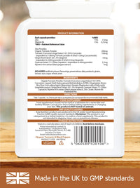 Kula Nutrition Turmeric Supplements with Black Pepper High Strength 1580mg - 90 Vegan Turmeric and Black Pepper Capsules - Tumeric and Ginger Joint Care Supplements with Curcumin, Anti Inflammatory Tablets