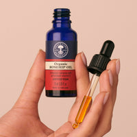 Neal's Yard Remedies Rosehip Oil, Rejuvenating & Nourishing Face Oil With Protective Vitamin E, Cruelty-Free, 25ml