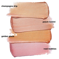 Lottie London Cheeky Glow in Peach Bellini, Liquid Blush & Sheer Highlighter, Buildable Formula Infused with Hyaluronic Acid, Vegan & Cruelty-free