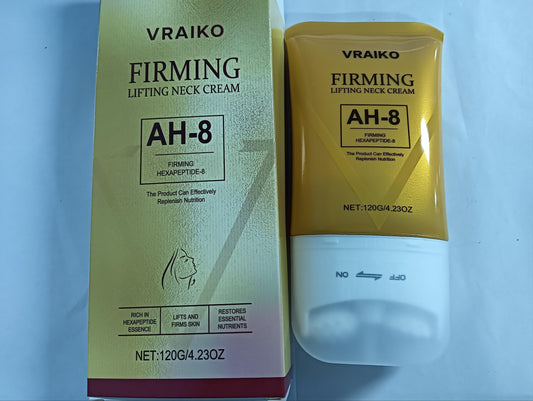VRAIKO AH-8 Neck Firming Cream, 2-In-1 Gua Sha Neck Cream Roller with AH8 & Ceramide NP, Nourish Hydrate Double Chin Cream for Face Lift, Jawline & Sagging Skin (2)