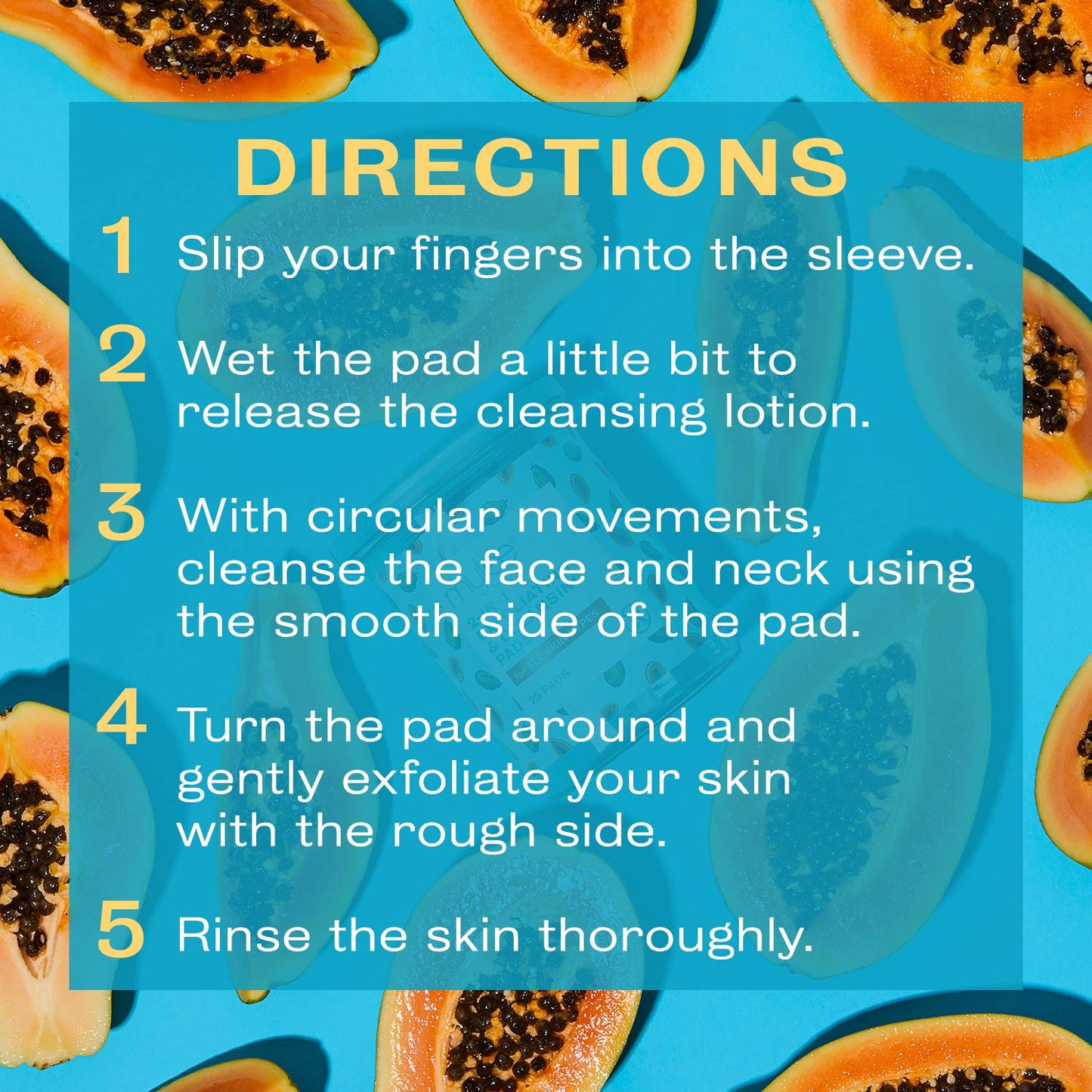 MYLEE Mylee 2 in 1 Exfoliating & Cleansing Pads - Ideal for Travelling - Make-Up Pads - Vegan & Cruelty Free - 25 pads In Jar