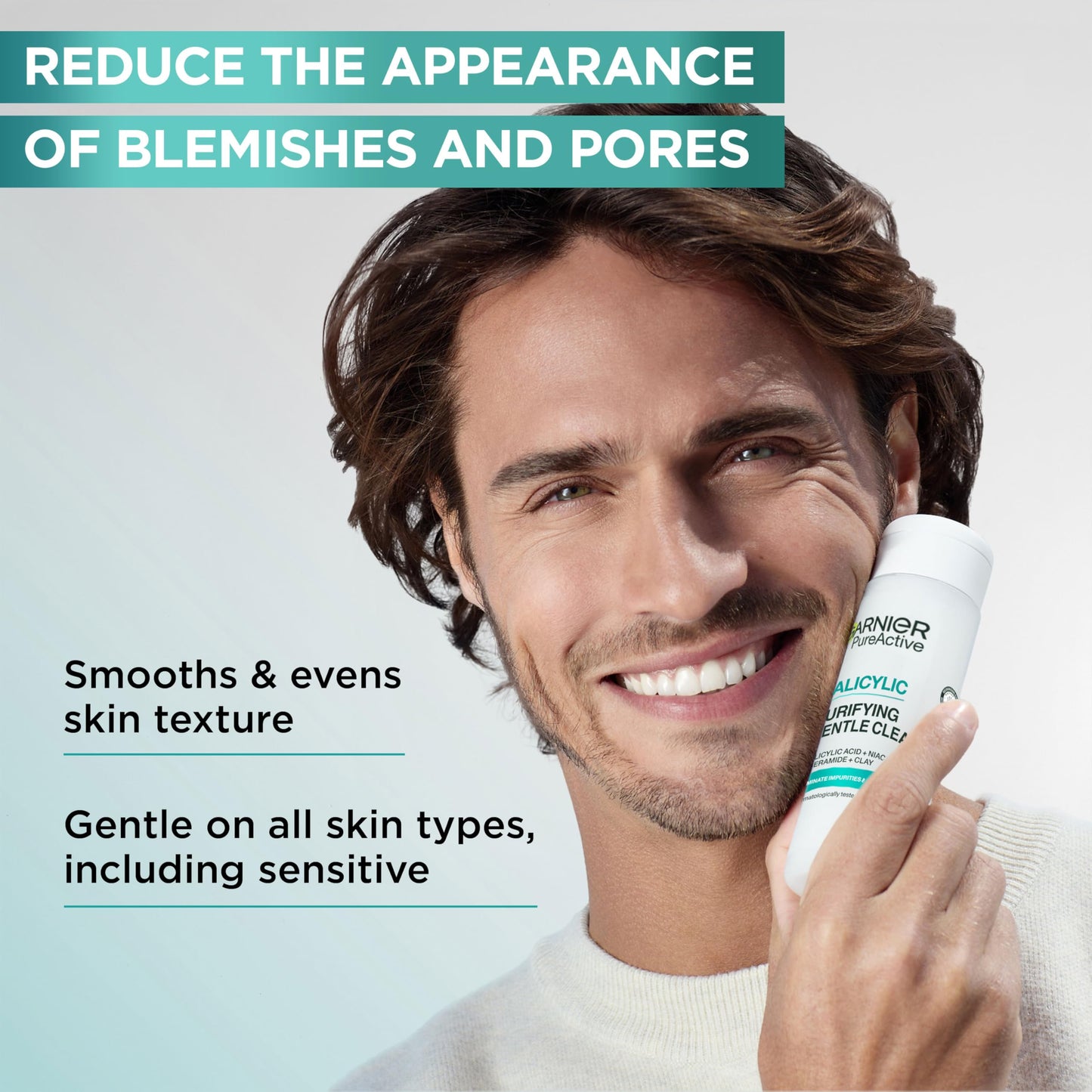 Garnier Salicylic Skin Perfecting Liquid Care 7% [Niacinamide + Squalane + Aha + Salicylic acid] 120ml