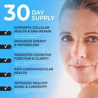 Directpurity Direct Purity NAD Supplements – 1150 mg Healthy Aging Liposomal NAD with Trans Resveratrol TMG and Piperine Blend Supports Cellular Health DNA Repair Energy and Metabolism – 60 Vegan Capsules