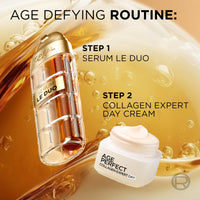 L'Oreal Paris L’Oréal Paris Face Serum, Age Defying Serum Le Duo, Collagen Peptide Booster and Vitamins B3 & C*, Instant Firmness & Radiance, Clinically Proven Reverse Appearance of Upto 5 Years of Wrinkles*, 30ml