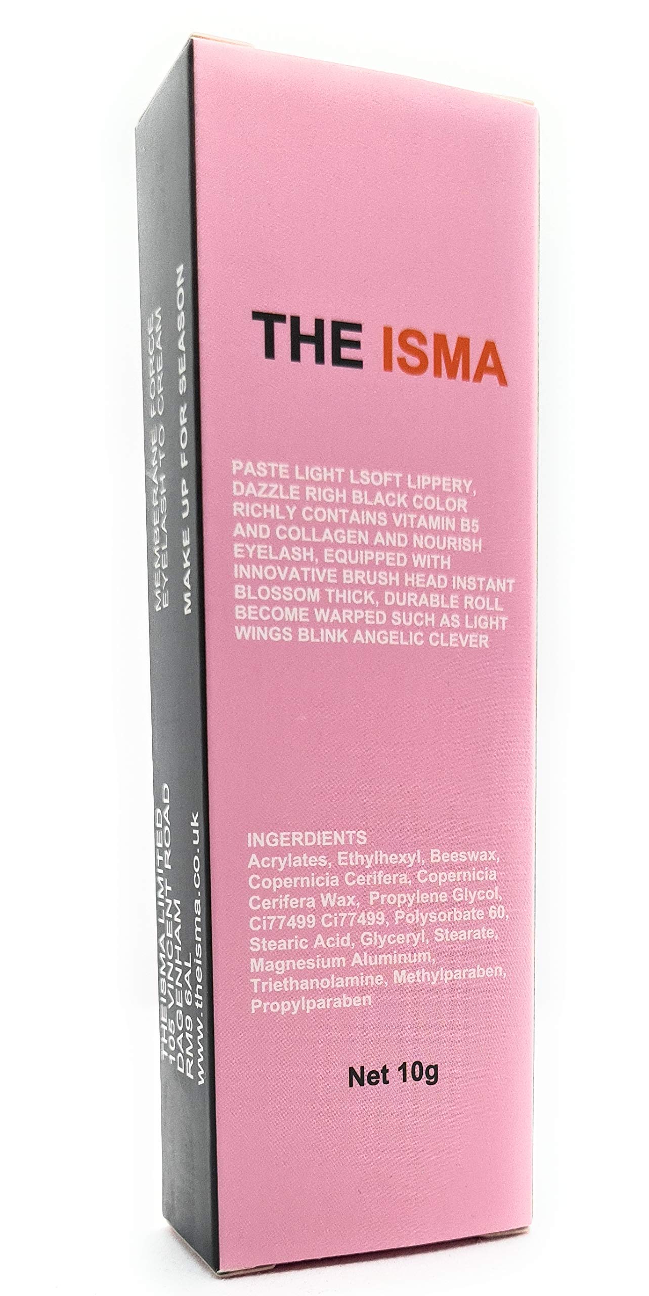 THE ISMA 4D Silk Fiber Lash Mascara Waterproof, Extra Long Lash Mascara and Thick, Long Lasting, Waterproof & Smudge-Proof Eyelashes