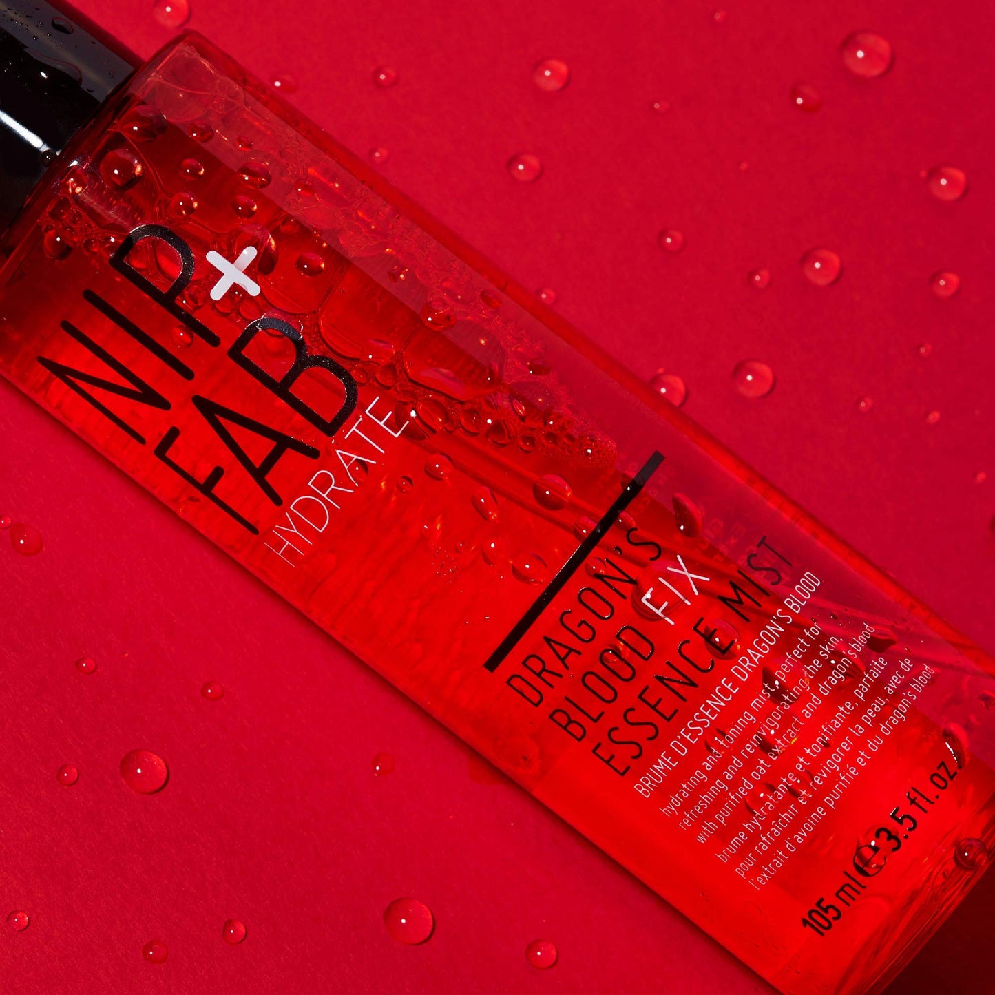 Nip+Fab Dragon's Blood Fix Essence Mist | 105 ml | Hydrating and Toning | For Resfreshing and Reinvigorating the Skin | Vegan & Cruelty-Free