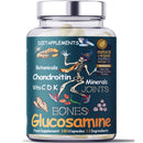 Dietapplements Glucosamine, Chondroitin, Turmeric, Vitamins for Bones, Joints 180 Capsules