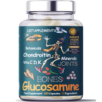 Dietapplements Glucosamine, Chondroitin, Turmeric, Vitamins for Bones, Joints 180 Capsules