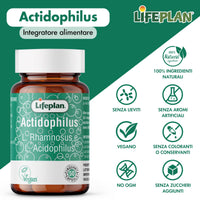 LIFEPLAN Lifeplan Acidophilus and Rhamnosus Vegicap 50 Capsules