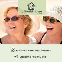 UKHealthHouse Starflower Oil Capsules 1000mg – High Strength Borage Oil with 18% GLA & Omega 6 | Cold Pressed Softgels for Women’s Health, Skin, Digestion & Hormonal Balance – 90 Capsules