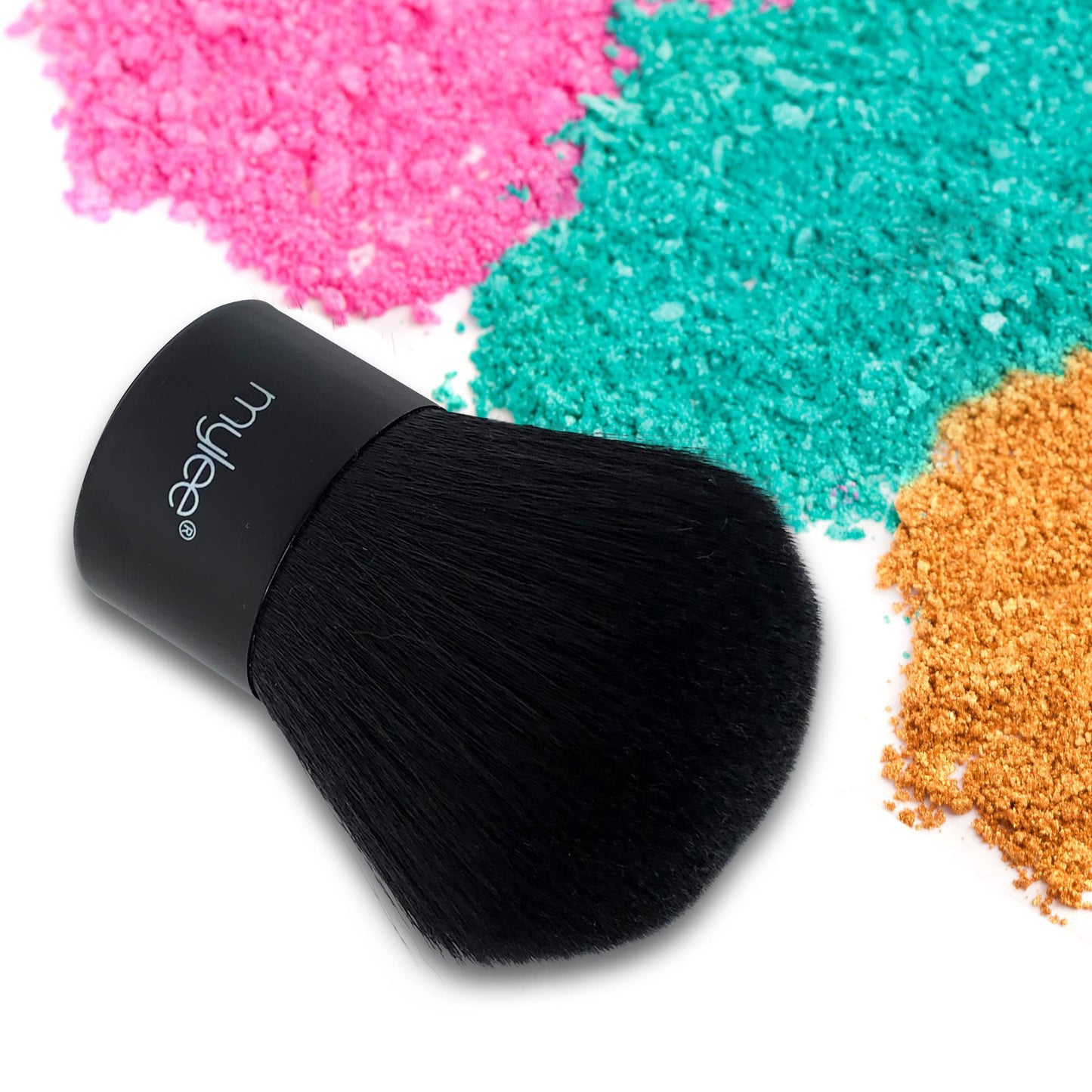 Mylee Duster Brush - Nail Dust Remover, Powder Cleaner, for Acrylic Nails And Nail Art - Comfortable and Easy to Handle Dusting Brush - Portable, Precise & Comfortable - Vegan and Cruelty Free