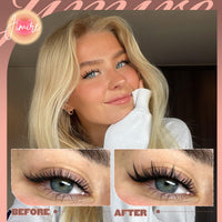 JIMIRE Manga Cluster Lashes Natural Look Anime Individual Eyelashes Cute 8-14MM Wispy Manhua Lash Clusters with Spiky 110 Pcs Manga Lashes Individual Cluster with Thin Band