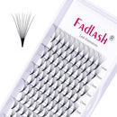 FADLASH Volume Lash Extensions 10D Premade Russian 0.07 C Curl 8-14mm Mixed Pre Made Russian Lashes Volume Lashes Pre- Made Fan Lashes（10D-0.07-C-MIX(8-14)）