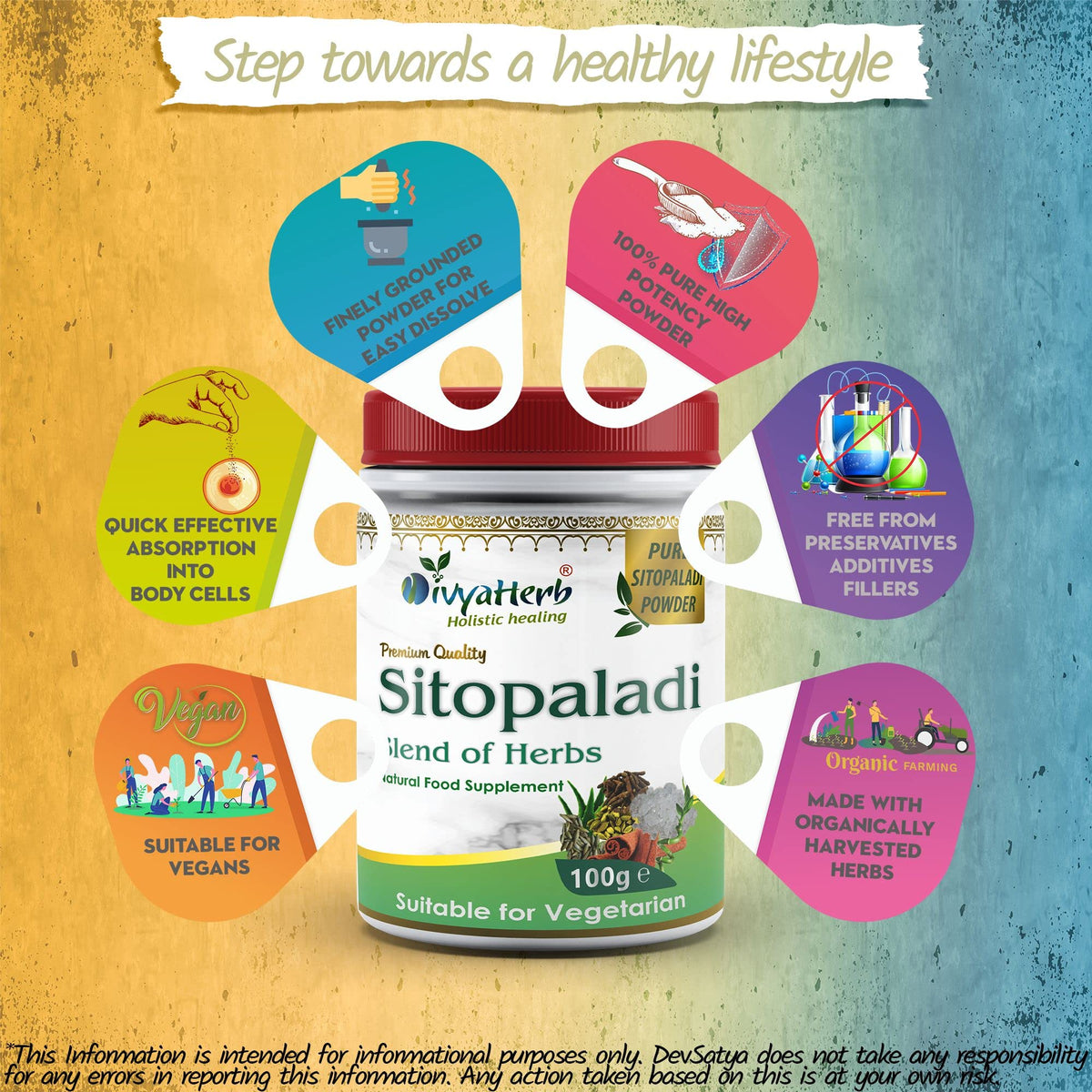 Aushadh DivyaHerb Sitopaladi Powder 100grm, Natural, (Pack of 1)