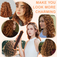 LFCFBH 4PCS Heatless Curling Rod, Soft Overnight Blowout Rods for Long Hair, Short Hair, Straight or Curly Hair