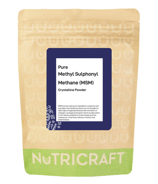 NutriCraft MSM (Methylsulfonylmethane) by Nukraft: 250g (Also Available in 500g and 1kg)