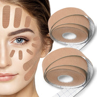 Sfuchin Facial Patches - Wrinkle Patch - Wrinkle Tape - Face Lifting Tape - Non-invasive wrinkle remover - Multifunctional High Elasticity Wrinkle Forehead Eyes Face Neck Lips Wrinkle Treatment - 2.5CM*1000CM