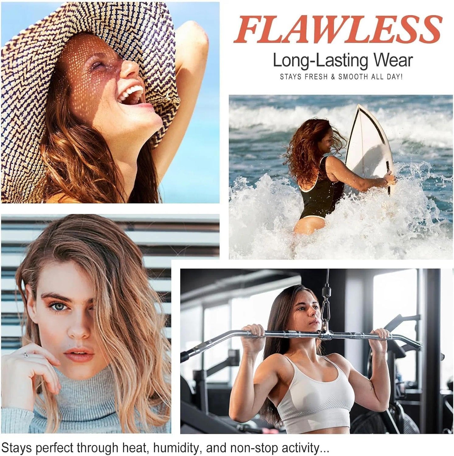 2 Pack Color Changing Liquid Foundation for Aging Skin - Long-lasting Moisturizing Concealer for Nude Base - Smoothes Skin Tone and Masks Age Spots - 30ml*2