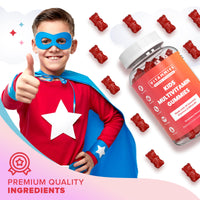 Vitammies Kids Vitamins | Kids Multivitamin Gummies | 3 Month Supply | 16 Essential Nutrients | Vitamin C, A, D3, B2, B6, B12, E, K, Biotin, Iodine, Zinc & More | Non-GMO, Vegetarian, Chewable, 90 Count, GMP