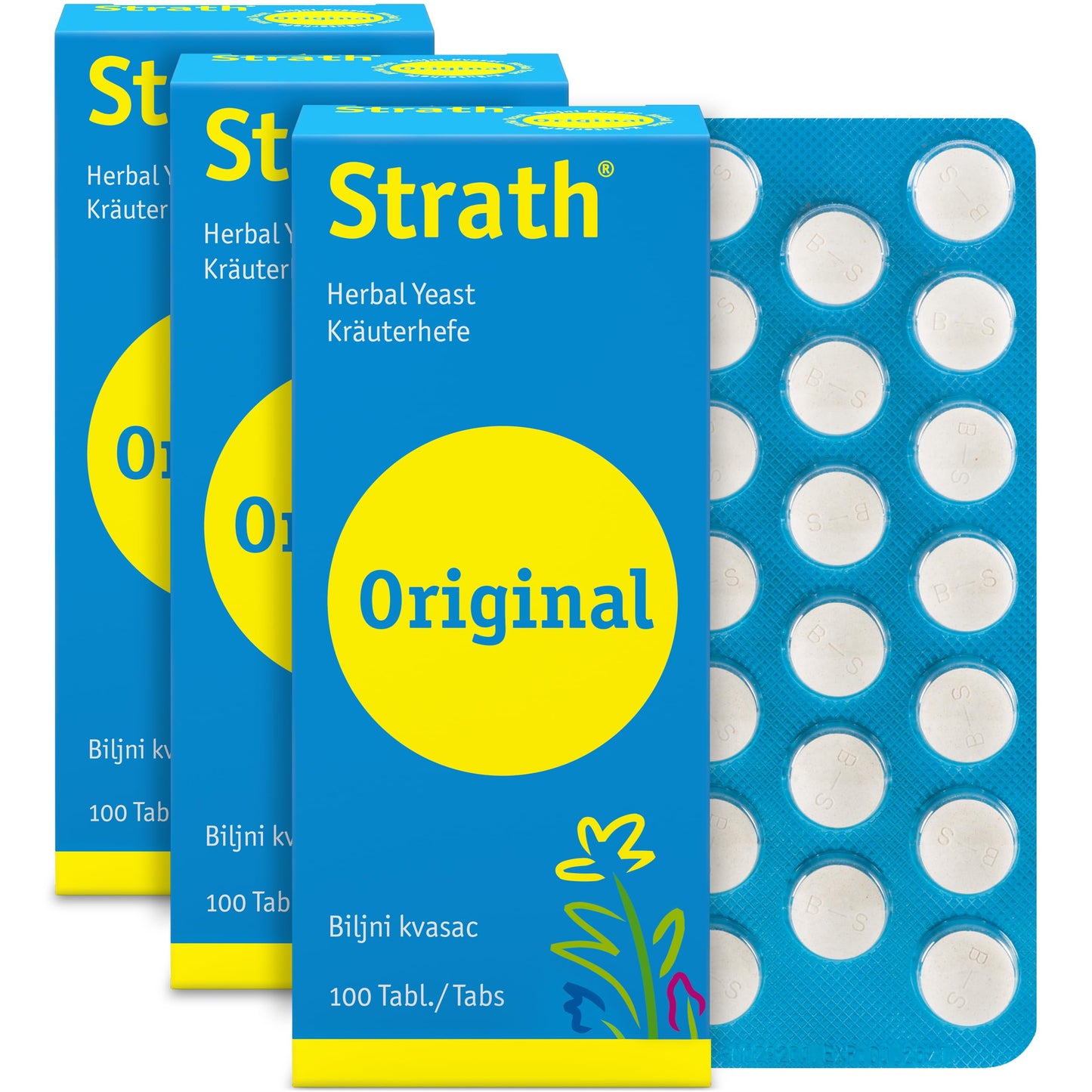 Strath Original Tablets (300) - Food Supplement with Herbal Yeast - Daily Nutritional Supplement - Suitable for Pregnant and Breastfeeding Women - Lactose & Gluten Free - Vegan