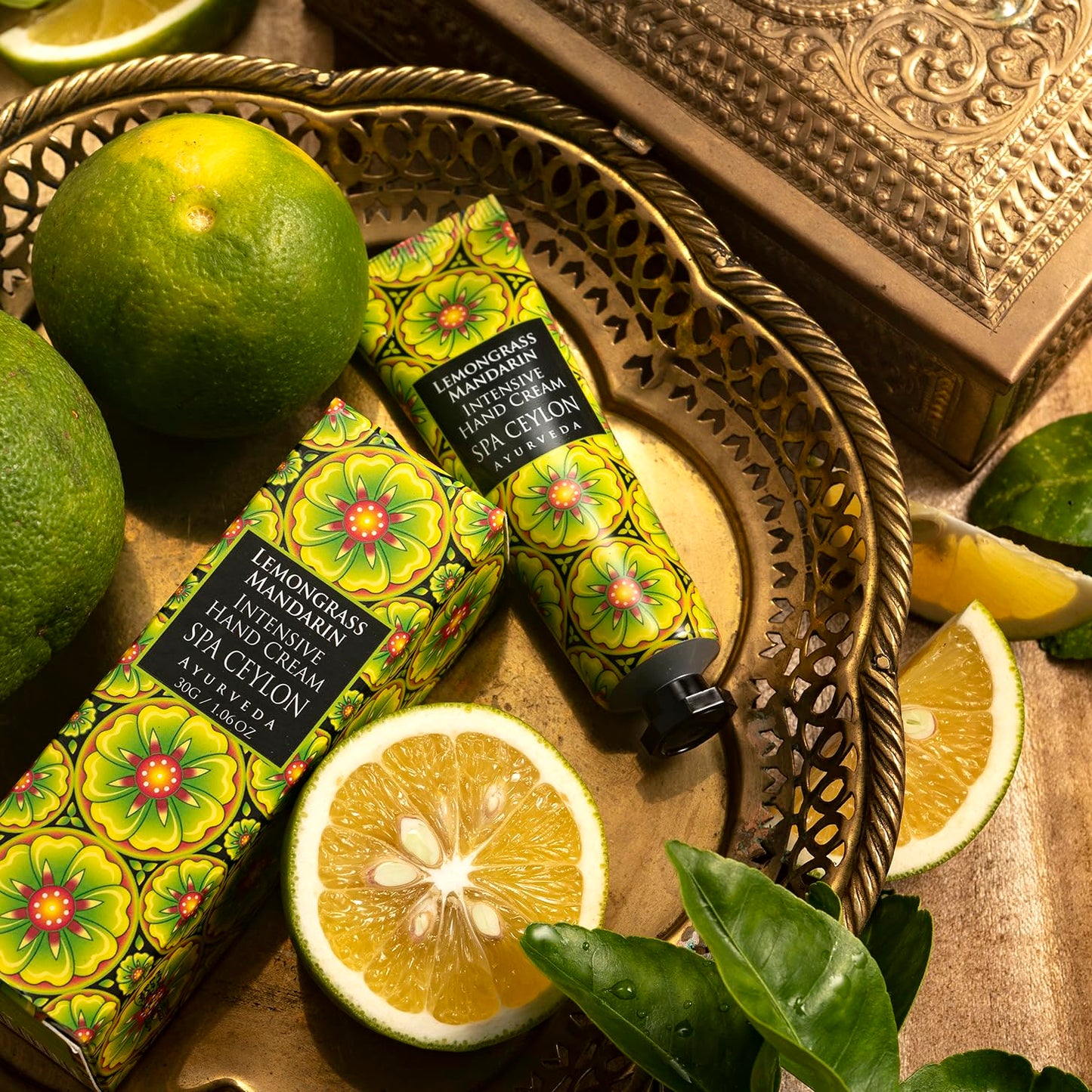 SPA CEYLON LEMONGRASS MANDARIN Intensive Hand Cream | Natural Revitalizing Treatment | Vitamin-Rich | Hydrate | 100% Vegetarian