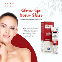 Pharmahealth Eventone-C L-Glutathione + Vitamin C Skin Darkness Treatment Anti-aging Wrinkleine lines treatment Youthful skin cream For Man and Woman