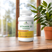 Supplement Tree Vitamin D3 4000 IU High Strength | 400 Vegetarian Tablets | Vitamin D 4000iu Cholecalciferol Supplement | Supports Immune System, Bones & Muscle Function | Made in UK