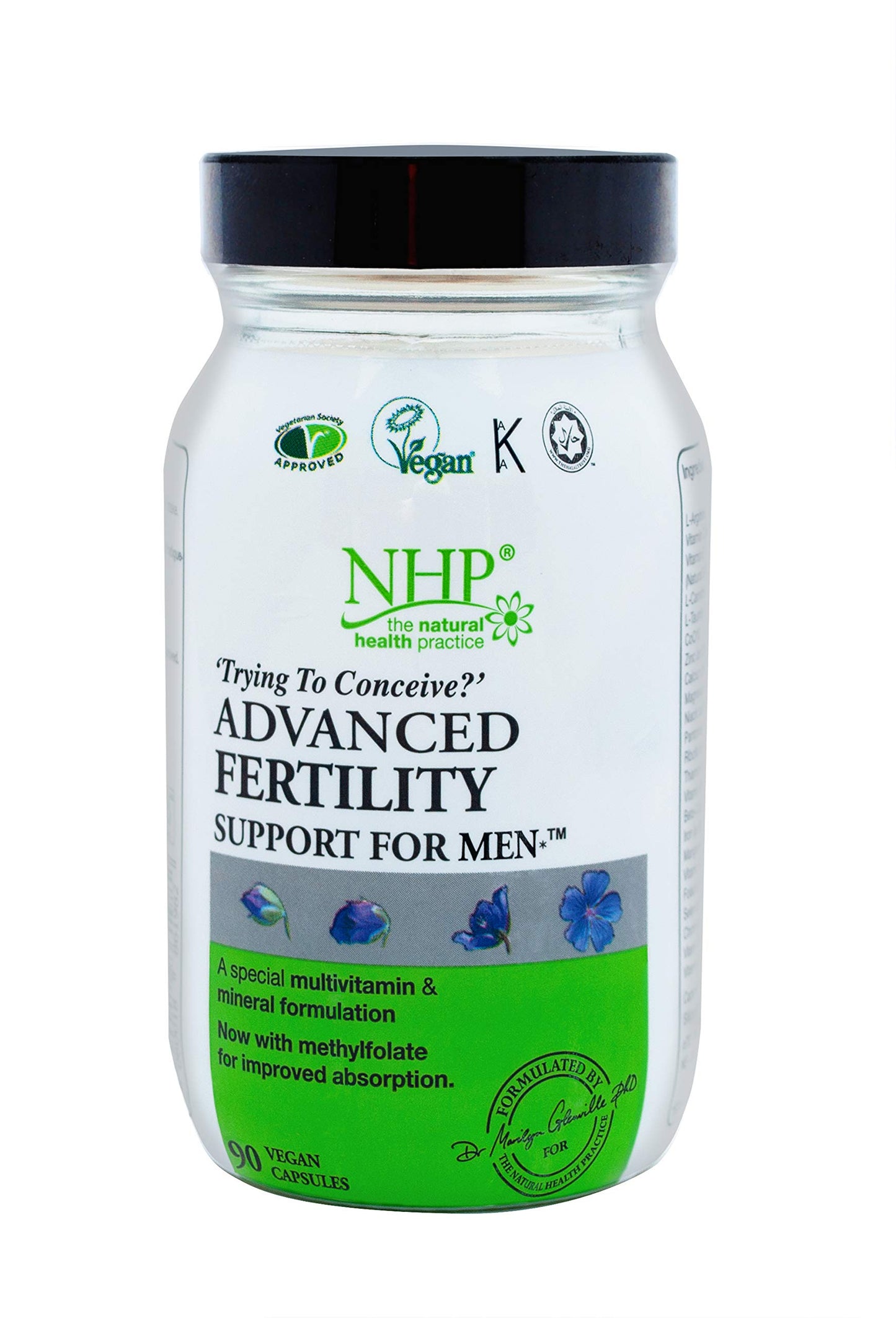 Natural Health Practice Advanced Fertility Support for Men (90 Capsules) Multivitamin & Mineral for Men Wanting to Conceive…