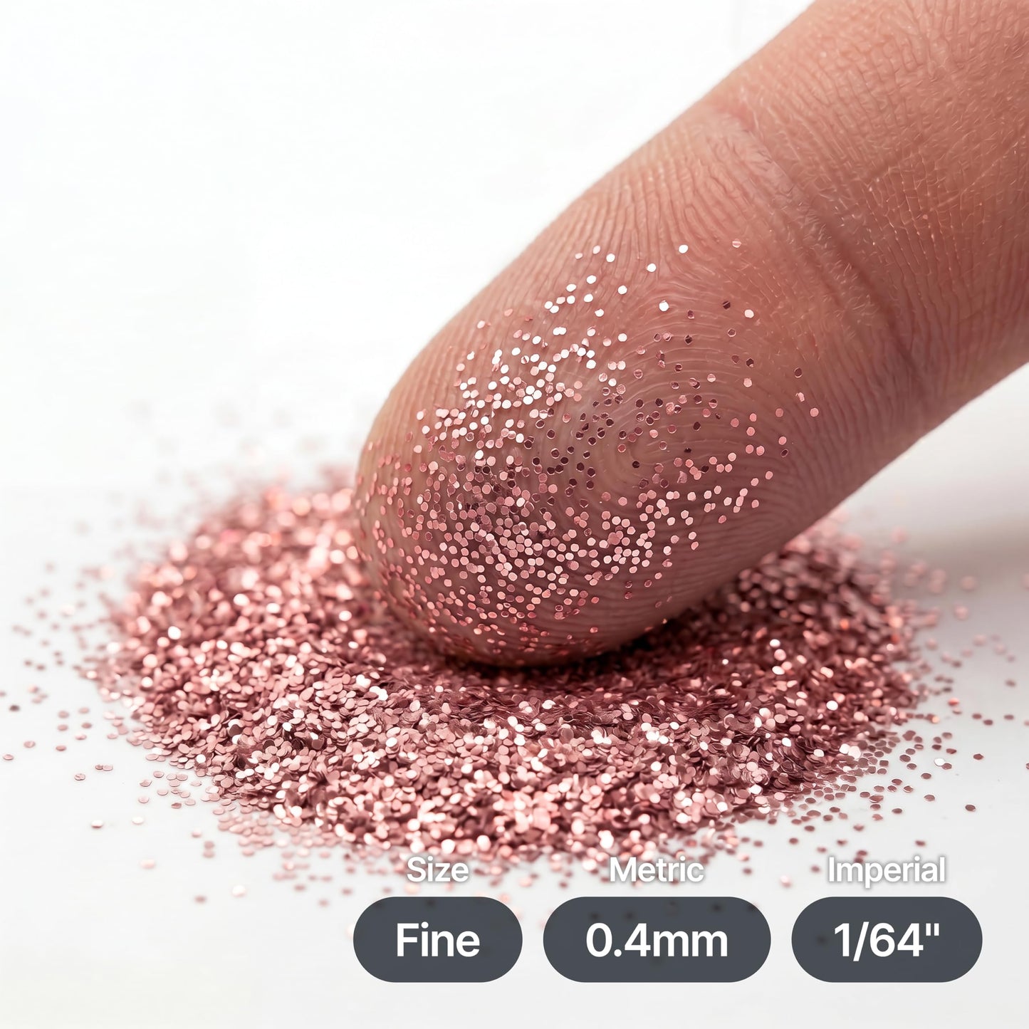 Hemway Ultra Sparkle Glitter Light Rose Gold 100g Fine | Glitter for Arts & Craft, Makeup, Nail Art, Crafting, Card Making, Sparkle Decoration