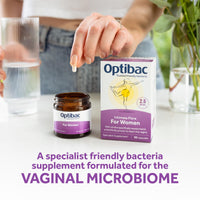 OptiBac Optibac Probiotics for Women - Vegan Probiotic Supplement, Scientifically Formulated for Vagina Flora - 90 Capsules