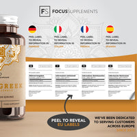 Focus FS Fenugreek | 120 High Strength Fenugreek Capsules - 2500mg (from 33:1 Extract) per Serving | Fenagreek Supplement | Non-GMO, Gluten & Allergen Free | Made in The UK