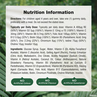 Nature's Truth Multivitamins for Kids - 60 Vegan Gummies - 14 Key Nutrients - One-a-Day Formula - Natural Strawberry Flavour