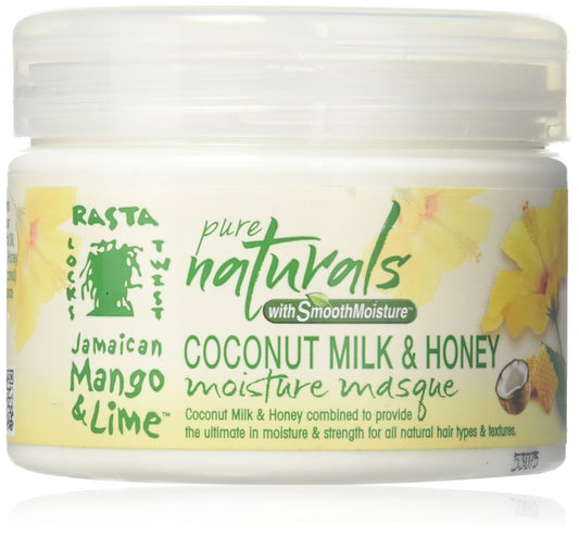Jamaican Mango & Lime PURE NATURALS WITH SMOOTH MOISTURE COCONUT MILK & HONEY MOISTURE MASQUE 12OZ