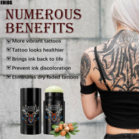 EHIOG Tattoo Balm & Aftercare Cream 75g (2.6oz) – Natural Tattoo Healing Ointment for New & Old Tattoos, Color Enhancement & Moisturizing Lotion