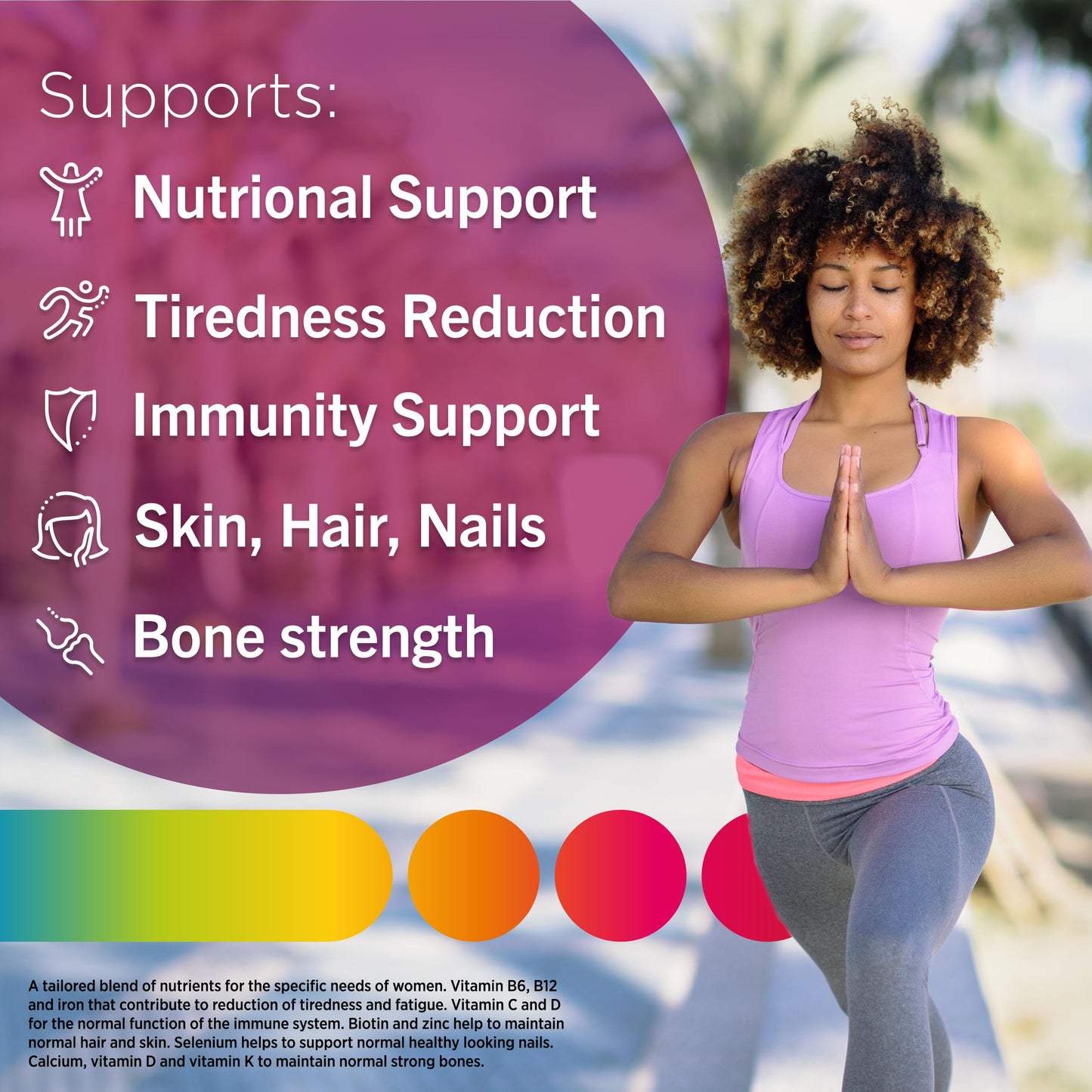 Centrum Women Tablets Multivitamin & Mineral Supplements, with 23 essential nutrients including vitamin D, C, and Iron, 60 ct