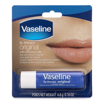 Vaseline Lip Therapy Stick with Petroleum Jelly | Lip Balm Set Collection | Original | Rosy Lips | Cocoa Butter, Pack of 12