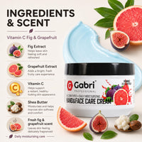 G Gabri Gabri Hand & Face Care Cream 2in1 300ml | Instantly Boosts Moisture Levels, Creates a Protective Layer & Prevents Moisture Loss | Daily Moisturising for All Skin Types