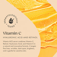 Satin Naturel Vitamin C Serum 100 ml – Anti-Age Face Serum with Retinol, Hyaluronic Acid & Organic Aloe Vera – For Dark Spots & Wrinkles – For Radiant Skin – Vegan & Natural Cosmetics