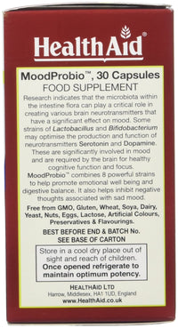 HealthAid MoodProbio Vegan Capsules, Pack of 30 Capsules