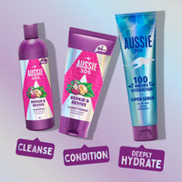 Aussie SOS Repair & Revive Conditioner 350 ml to Leave Dry, Stressed and Damaged Hair Feeling Soft, Smooth and Hydrated, Protects Against Future Damage, Vegan, Infused with Australian Superfoods