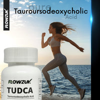 FLOWZUK TUDCA High Strength 60 Capsules - Tauroursodeoxycholic Acid, Liver Support Supplement, Enhances Proper Bile Production, Boosts Digestion and Immune System Support Flowzuk
