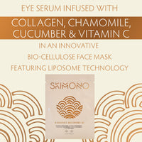 SKIMONO Radiance Recovery Eye Mask 1x5ml - Single Eyemask Eye Patch for Face Care, Brightens, Moisturises, and Softens Fine Lines