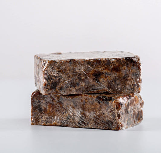 Generic Original Raw African Black Soap (2 Pack) - Authentic Acne Psoriasis Eczema Organic